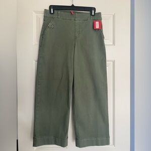 Spanx Twill Cropped Wide Leg pant